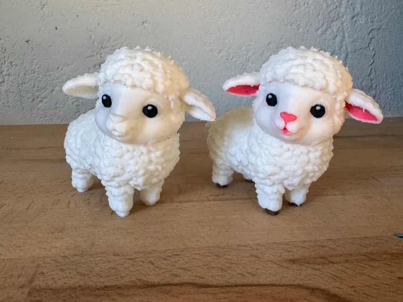 das kleine Schäfchen  Klecks