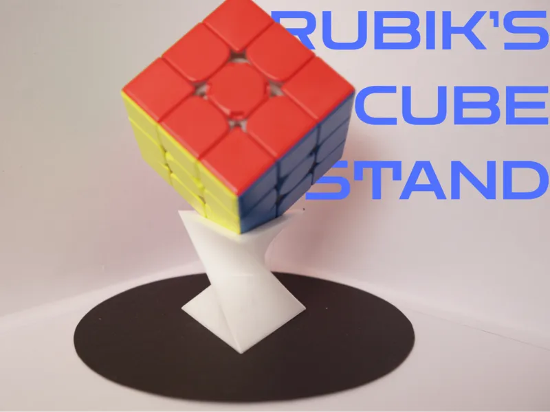 Impossible Rubik's Cube Stand