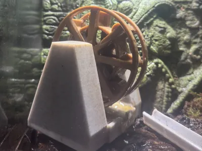Working Water Wheel