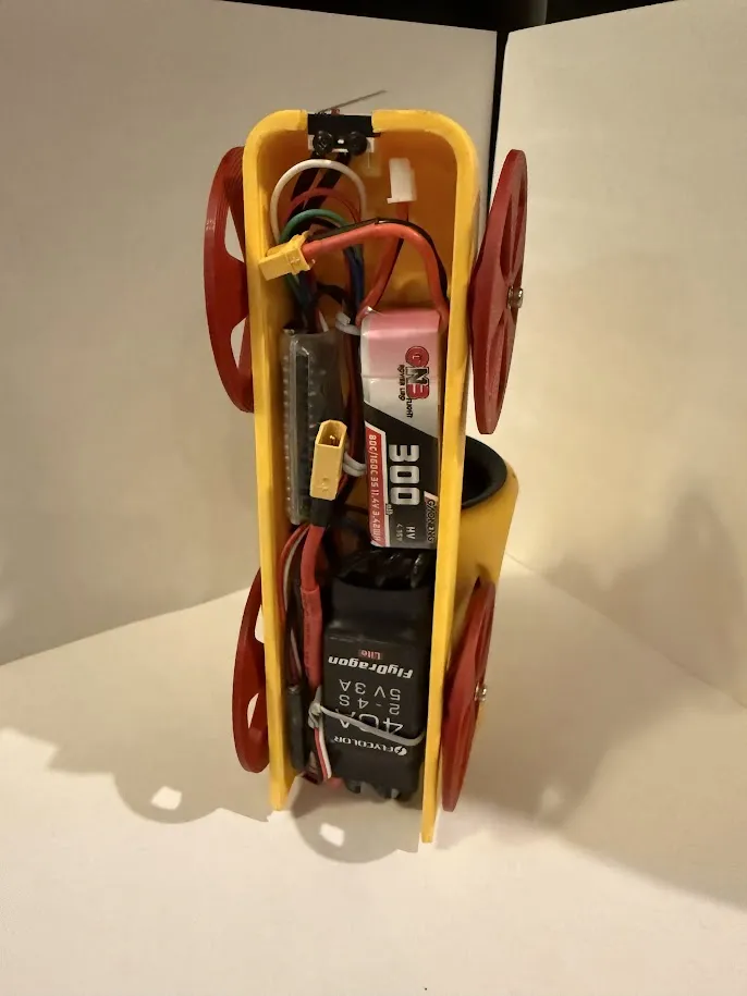 Pinewood Derby Ducted Fan Car v1 - Free 3D Print Model - MakerWorld