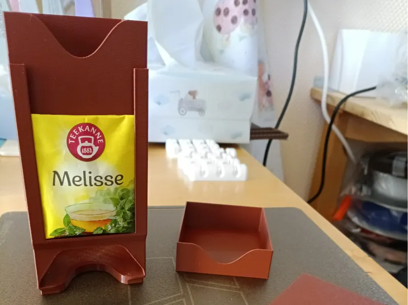 Tee Dispenser alle Teile + Skadis Variante