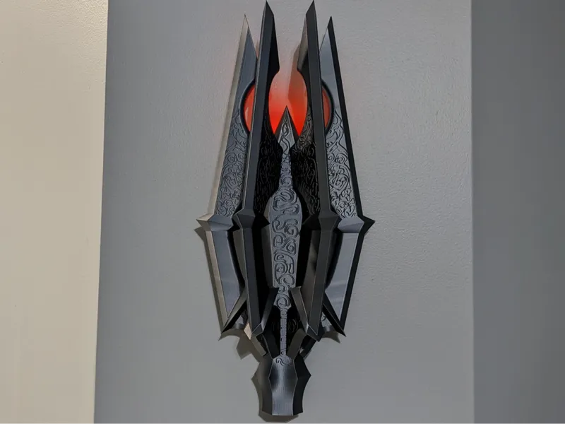Sauron's Mace Sconce