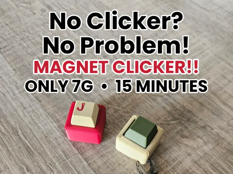 Magnet Clicker Keychain