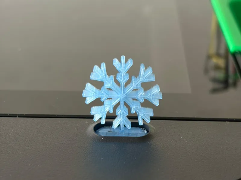 P1S Snow Flake Hole Cover