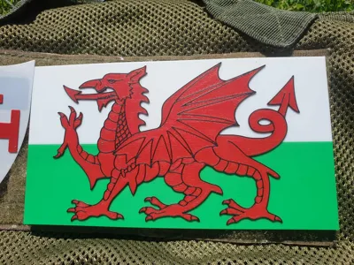 Welsh Flag - Free 3D Print Model - MakerWorld