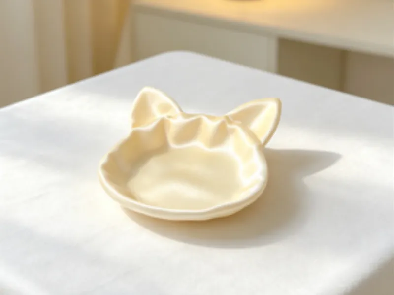 Cute cat-shaped storage tray