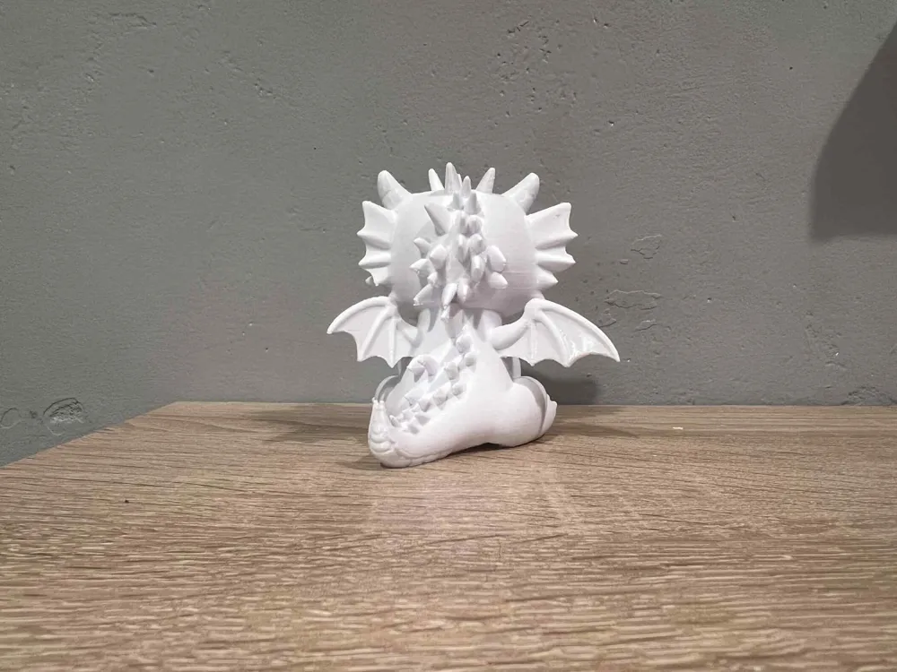 Little Cute Dragon - Figurine - Free 3D Print Model - MakerWorld