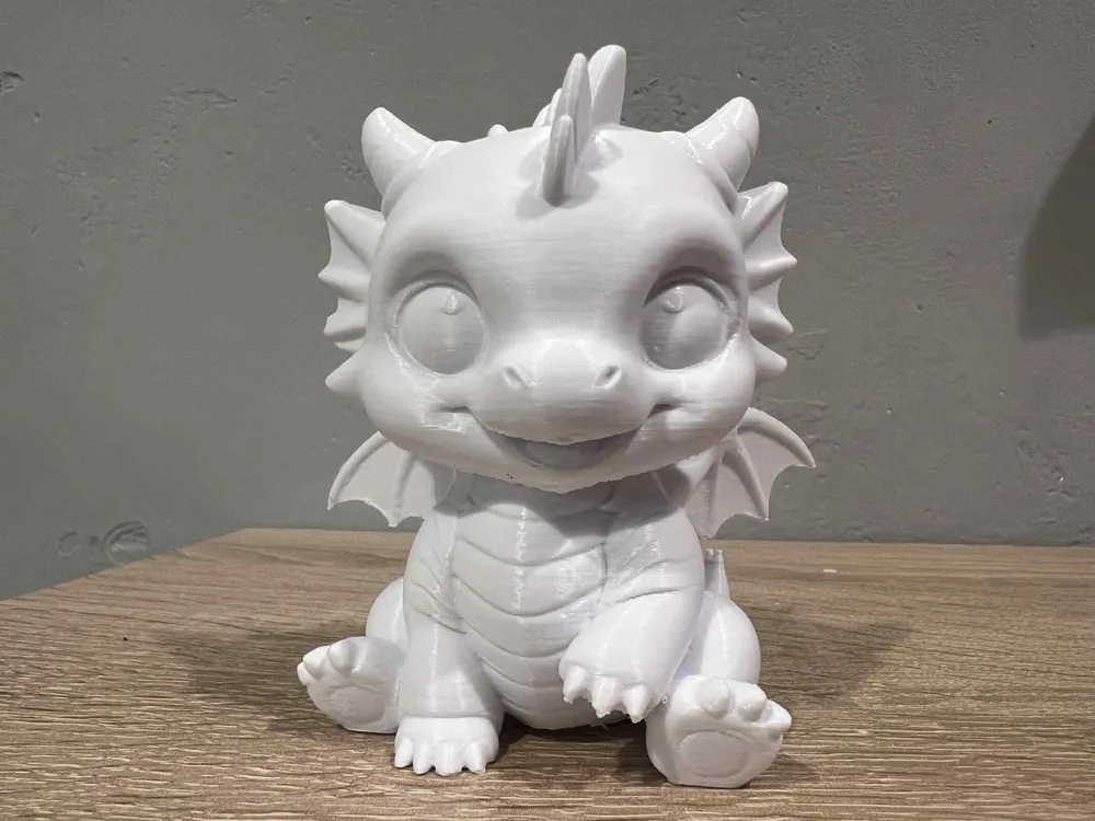 Little Cute Dragon - Figurine - Free 3D Print Model - MakerWorld