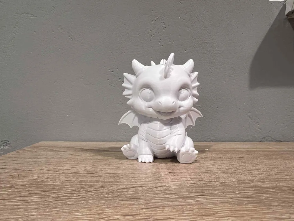 Little Cute Dragon - Figurine - Free 3D Print Model - MakerWorld