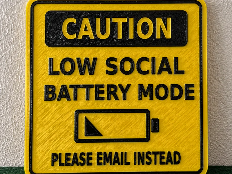 Funny Do Not Disturb Office Sign