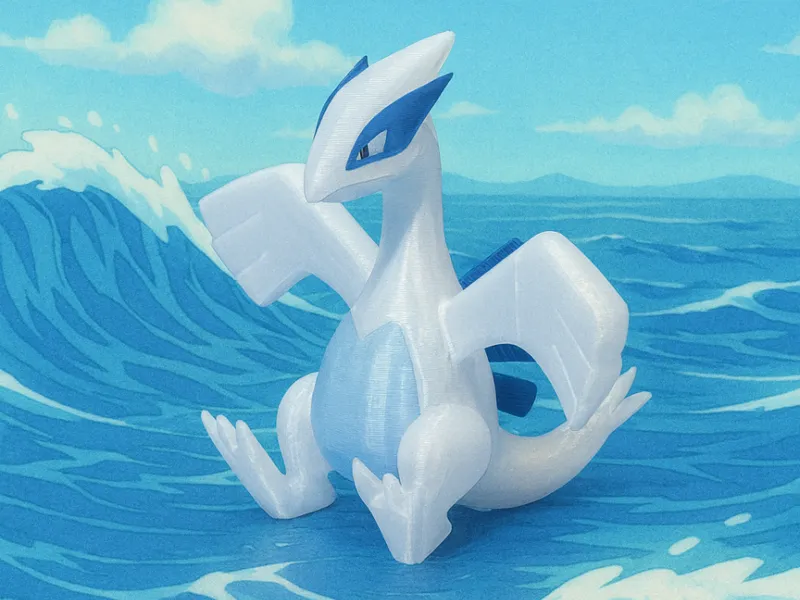 Low-Poly Lugia Chibi