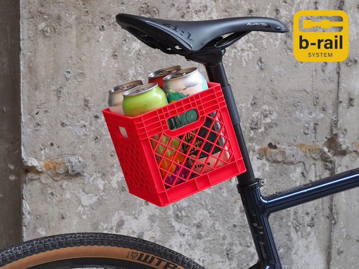 Milk Crate - B-RAIL System