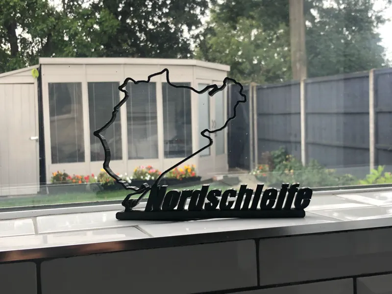 Nordschleife 3D Elevation Track Art