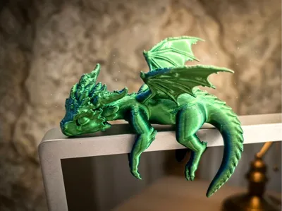 Sleeping Baby Dragon - Monitor Buddy