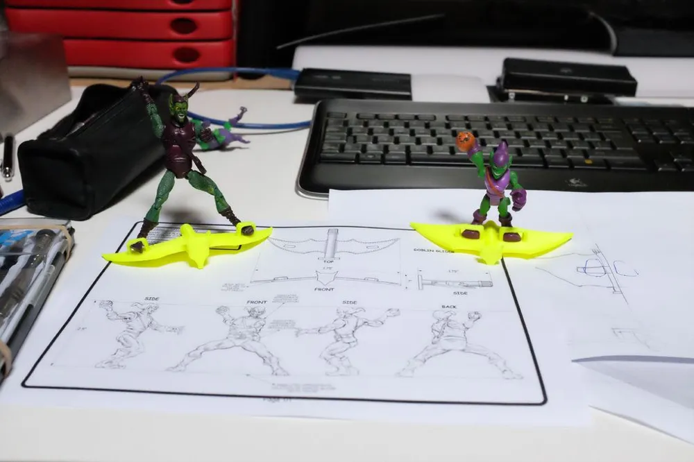 GREEN GOBLIN GLIDER DUMMY 13 by eudes MakerWorld: Download Free 3D Models