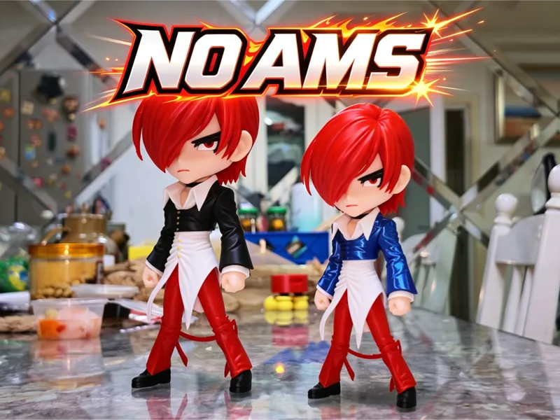 拳皇KOF  八神庵 Iori Yagami  分件打印 （无需AMS）