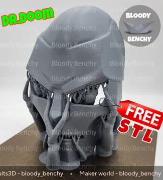 Dr Doom Face Mask