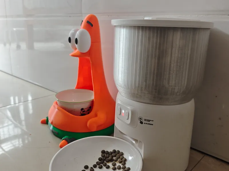 dudupet 自动喂食器罐体一比一还原