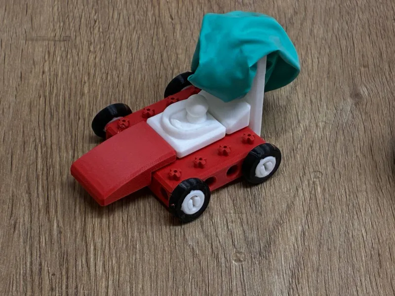 Brinko Balloon Car -- Air-powered micro racer