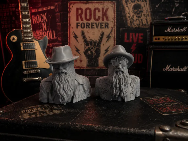 ZZ TOP duo bust Billy Gibons and Dusty Hill