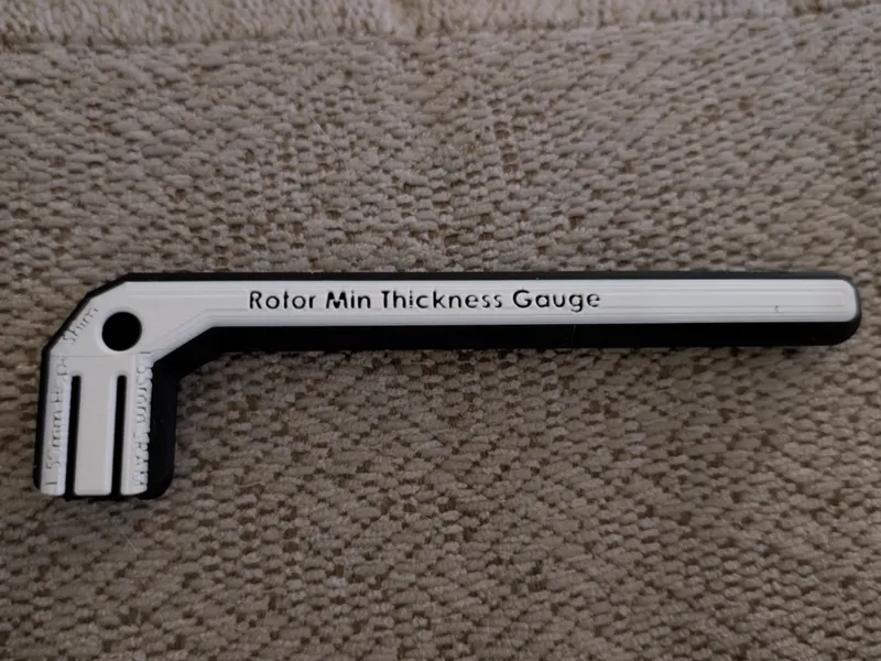 Disc Rotor Minimum Thickness Gauge