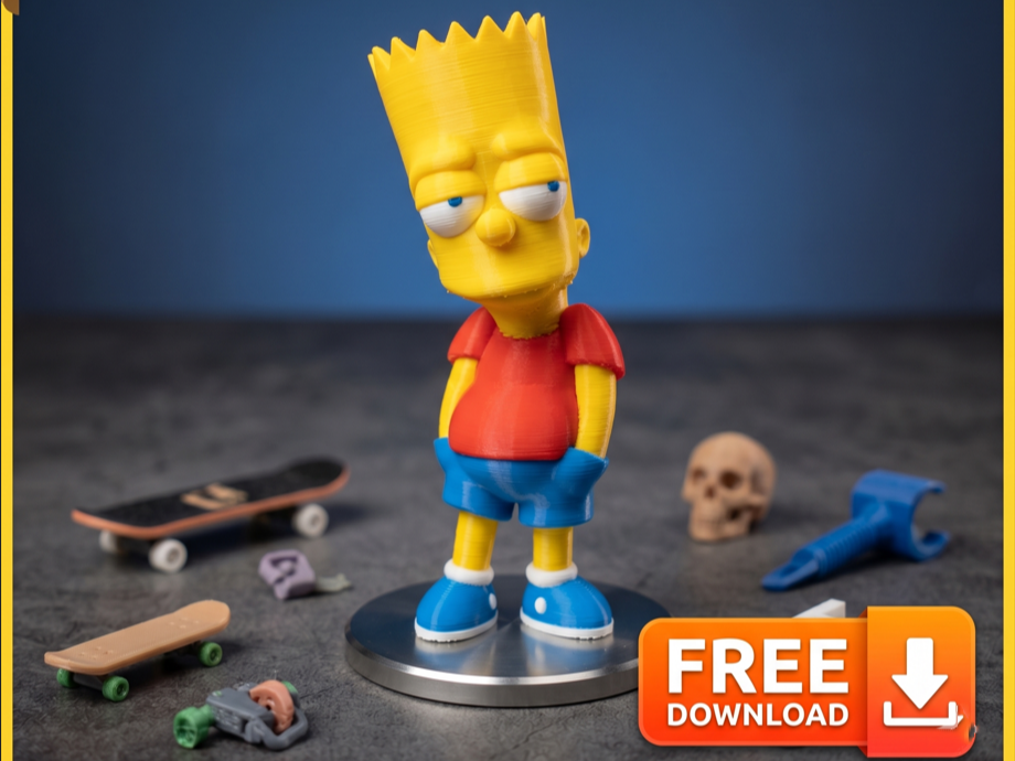 Bart Simpson "Classic Posing" - AMS Multicolor 