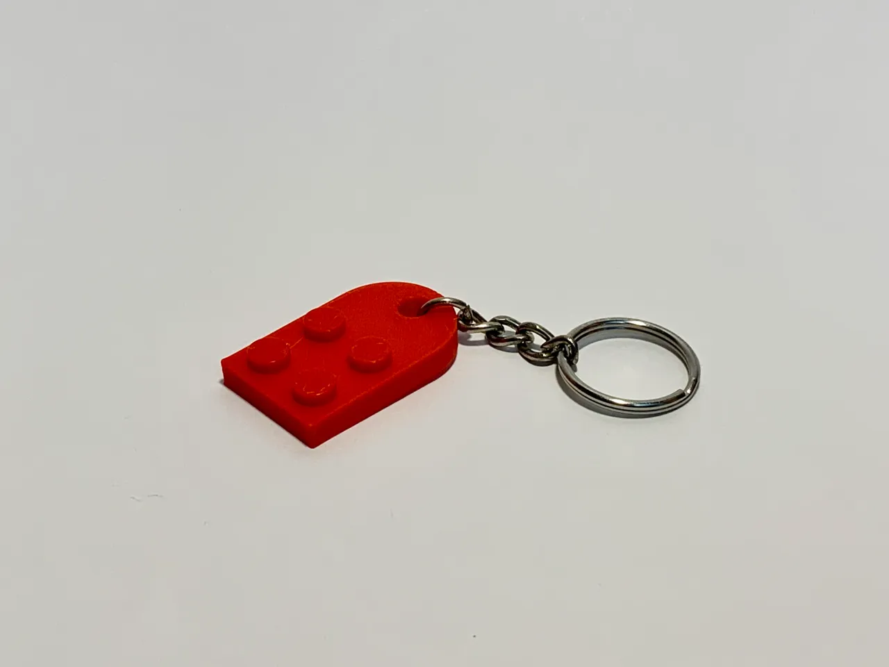Iego heart keyring view 2