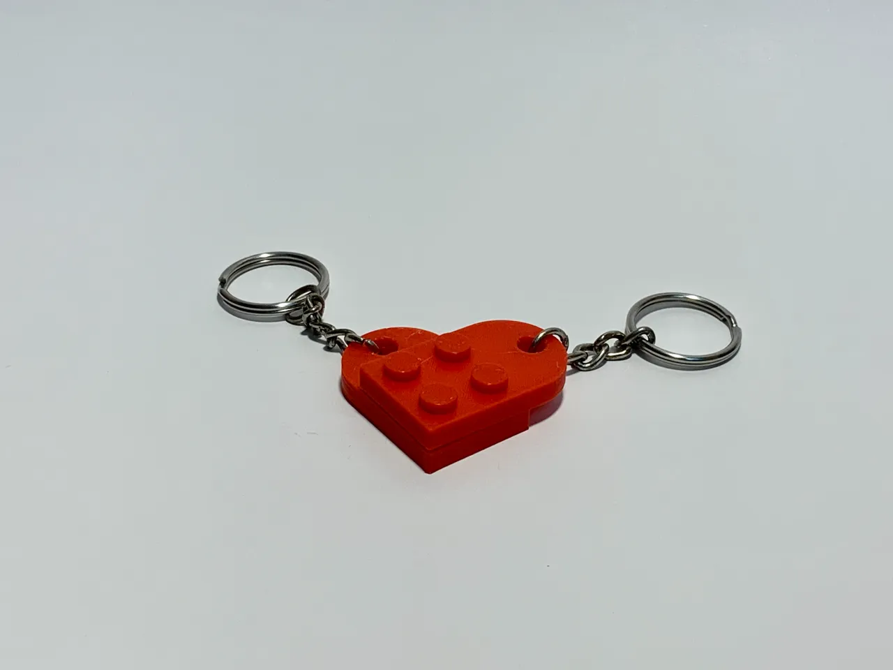 Iego heart keyring view 4