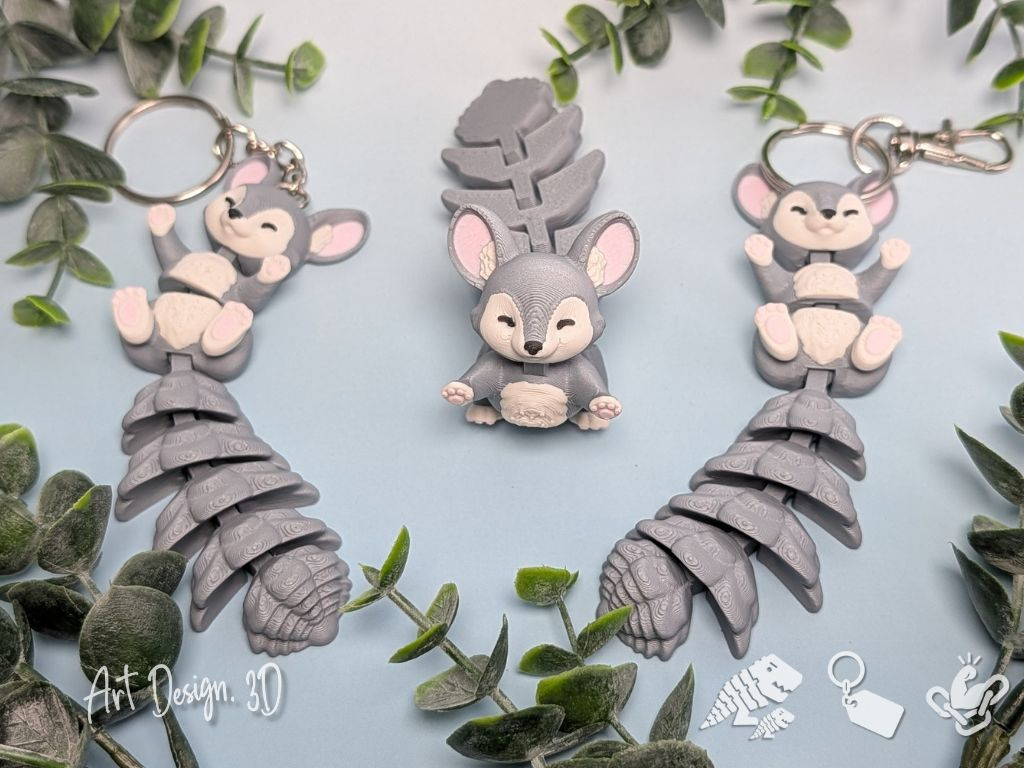 Flexi Long Tail Chinchilla - Strong Joints
