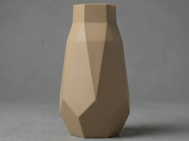 Low Poly 花瓶 | Modern Geometric Vase
