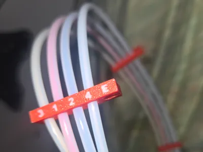 A1 filament spacer and guide