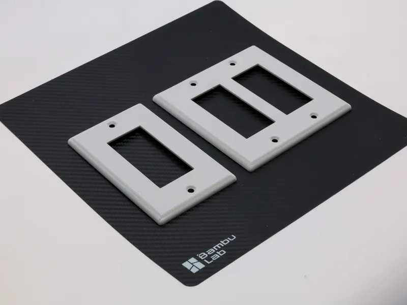 Single/Double Gang GFCI/Roller-style Wall Plates