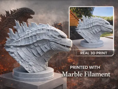 Godzilla 2014 Bust