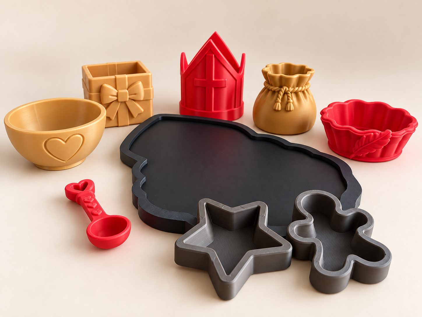 Sinterklaas sensory play set 3D model