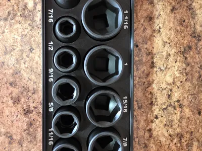Pittsburgh Harbor Freight SAE Impact Socket Set