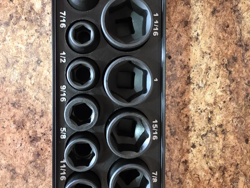 Pittsburgh Harbor Freight SAE Impact Socket Set