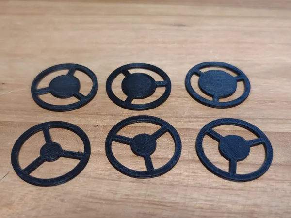 Anneau filtre fond noir pour microscope