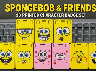 SpongeBob & Friends – Character ID Badge Set