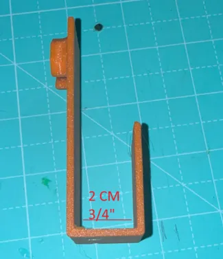 Multiboard - Door Hanger Mount (2cm or 3/4")