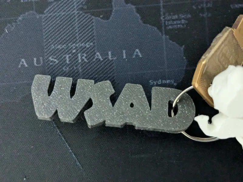 WSAD keychain