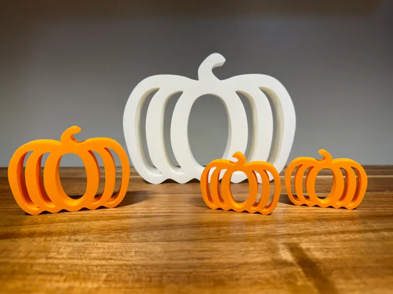 Fall Pumpkin Decoration - Sleek Design