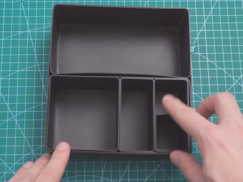 Bin inserts for Sterilite Wide Drawer Unit