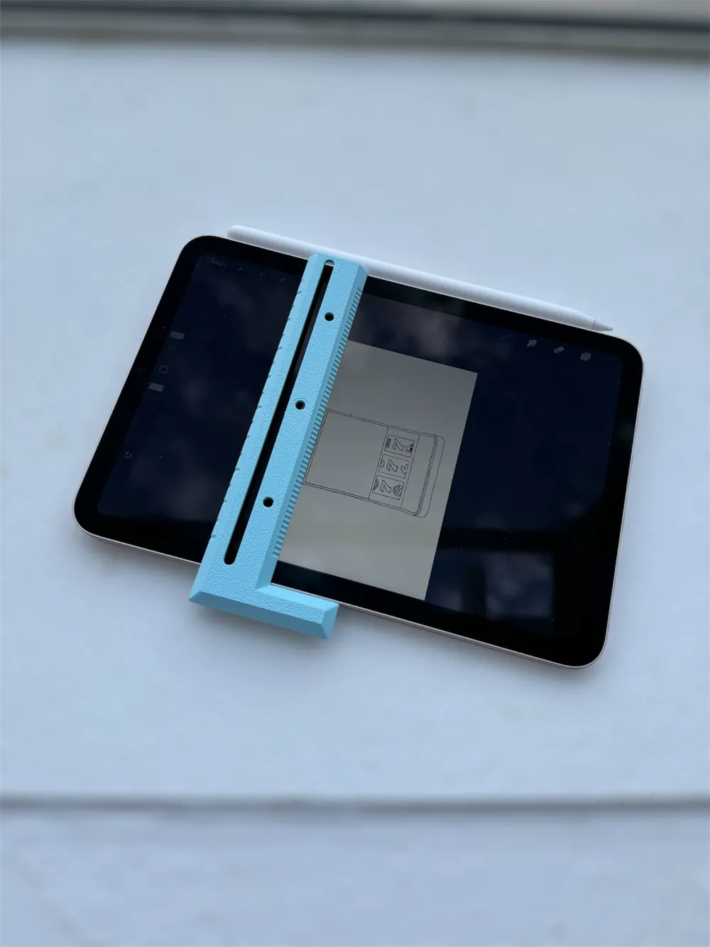 iPad Mini Ruler Straight Edge Drawing Sketching by 3DPDLV MakerWorld