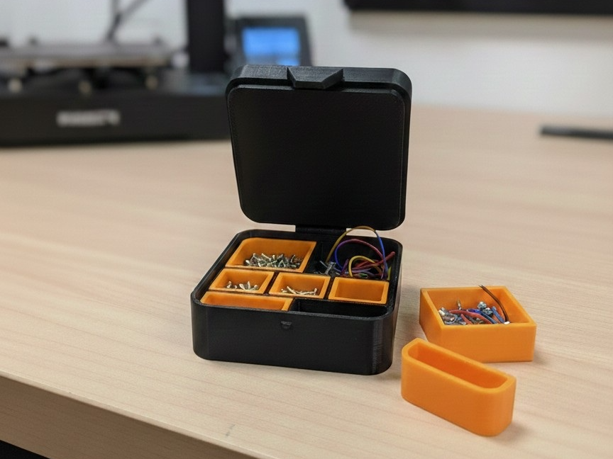 Miniatura 1 do modelo 3D Parametric Modular Pro-Grid Box Organizer