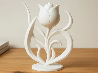Tulip Elegant Abstract Home Decoration