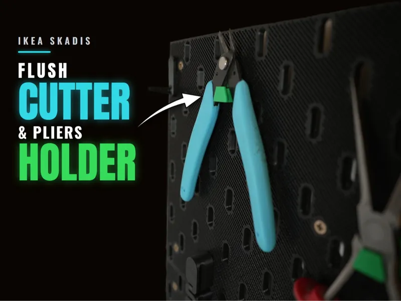 IKEA Skadis Flush Cutter & Pliers Holder