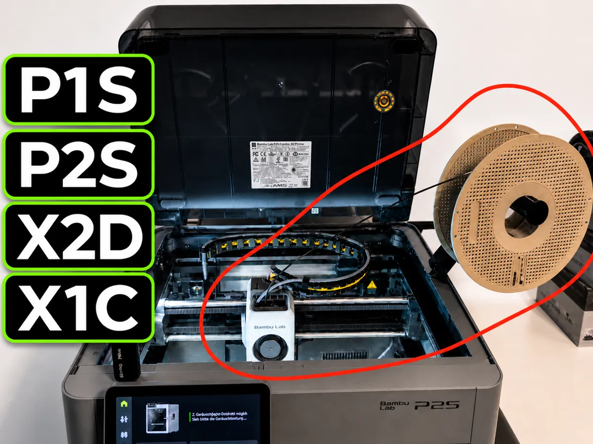 Прямой держатель катушки TPU для Bambu P/X