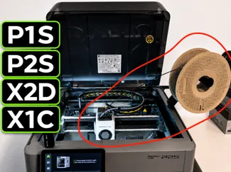 P2S / X2D / P1S / X1C Direct Spool holder for TPU