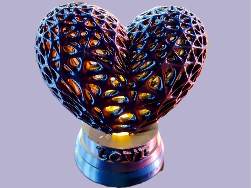 Tea light decoration heart valentine's day Lantern