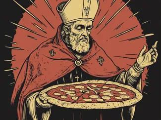 Holy Pizza Man HueForge